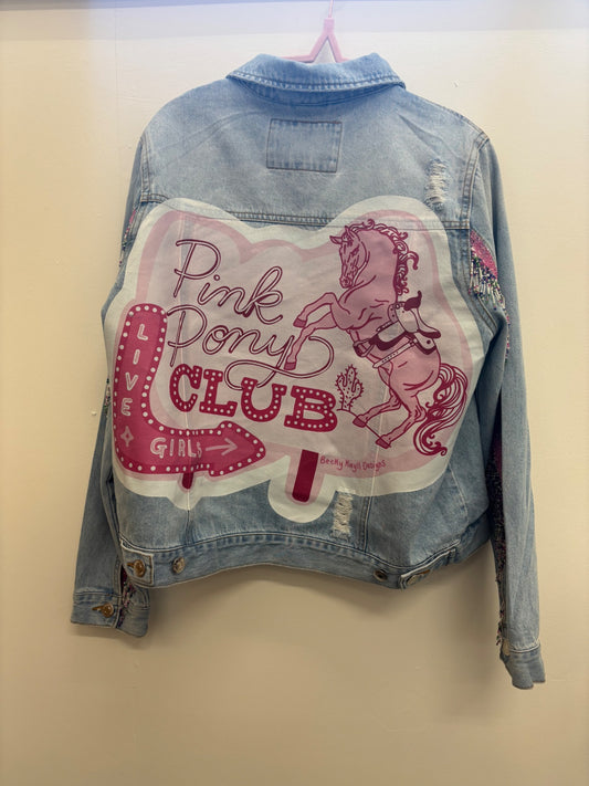 Pink Pony Club Fringe Jacket